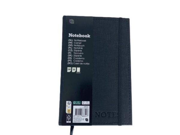 Gepersonaliseerd notitieboekje met gegraveerde houten pen