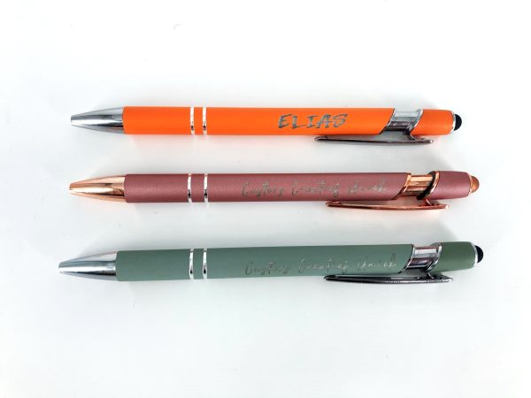 Gekleurde balpen met touchscreen tip