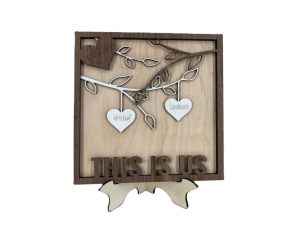 Gepersonaliseerd Valentijns bord