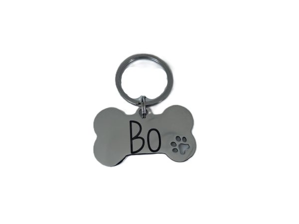 Honden penning met poot afdruk