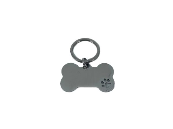 Honden penning met poot afdruk
