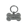 Honden penning met poot afdruk