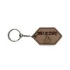 Houten sleutelhanger