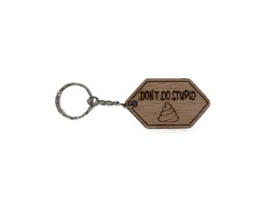 Houten sleutelhanger