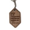 Houten sleutelhanger