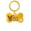 Honden penning met poot afdruk