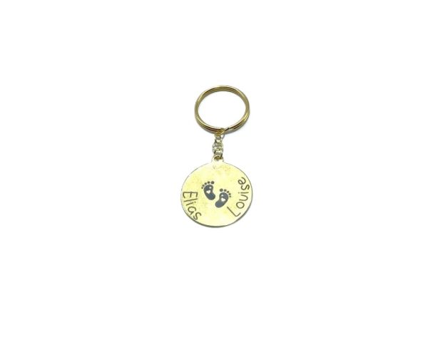 Gegraveerde sleutelhanger