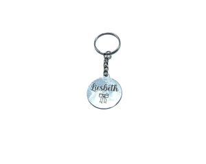 Gegraveerde sleutelhanger