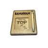 Post-it houder met gegraveerde pen