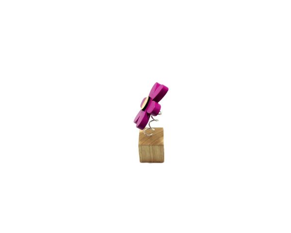 Houten bloempje