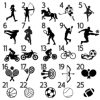 Gegraveerde sportsleutelhanger