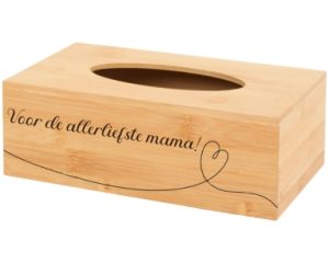Gepersonaliseerde tissuebox