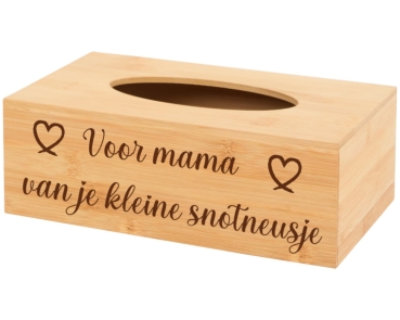 Gepersonaliseerde tissuebox
