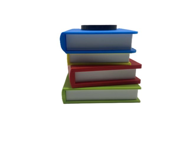 Boekenpotje met gepersonaliseerde tekst