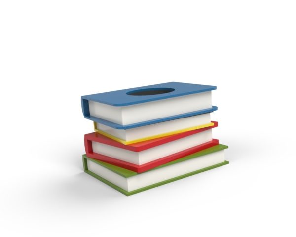 Boekenpotje met gepersonaliseerde tekst
