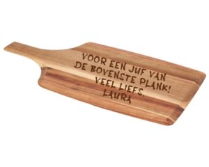 Gepersonaliseerd borrelplankje
