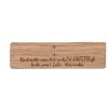 Gegraveerde houten penhouder